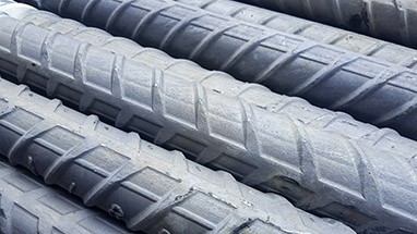 Hot-dip galvanized threaded rebar and anchor cages