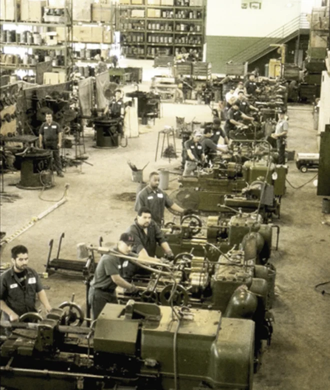 Madden Bolt machine shop floor in 1988